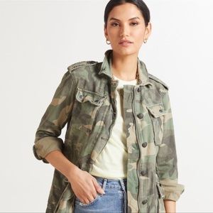 Free People Not Your Brothers Coat in Camo